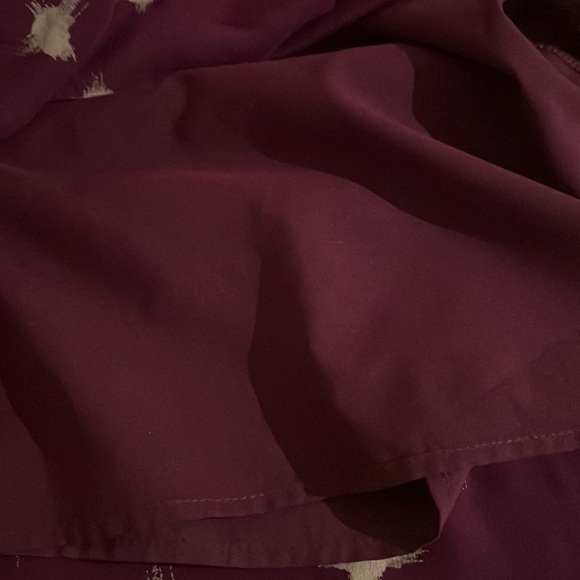 Madewell SILK Star Print Tulip Hem Dress 0 - Picture 9 of 10